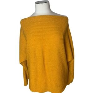 Golden Hour Off-Shoulder Sparkle Sweater – Size L